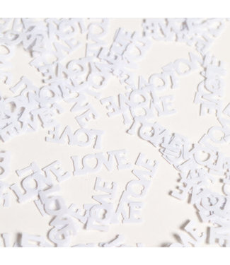 Fiesta OUTLET Confetti LOVE wit - zakje 14 gram
