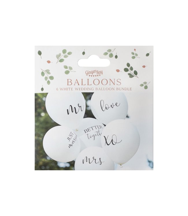 Ballonnenset Wedding | 6 stuks