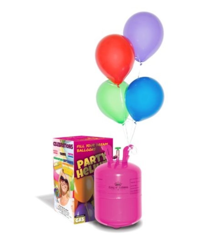 Globos Helium tank klein | 20 ballonnen