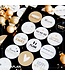 KP Stickervel Kerst | zwart/wit/goud 15 stickers