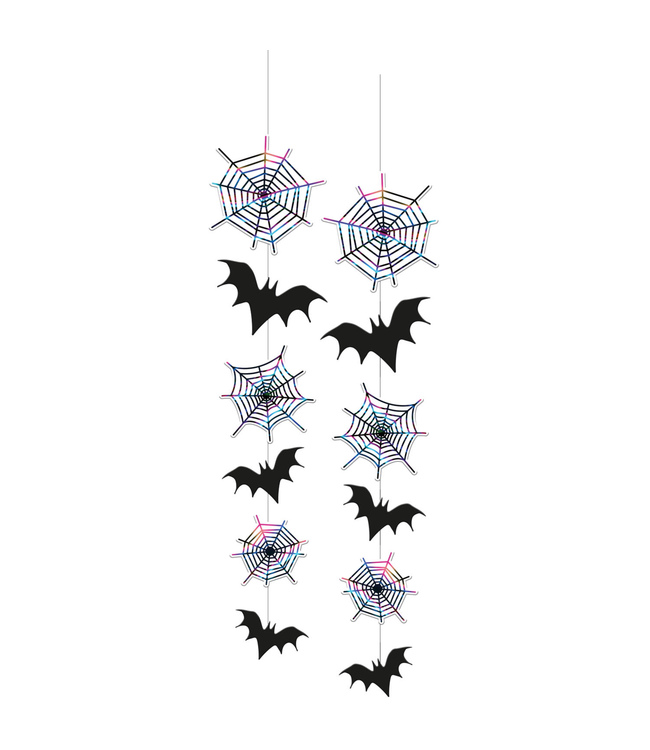 Folat Hangdecoratie Happy Halloween 70cm - 2 stuks