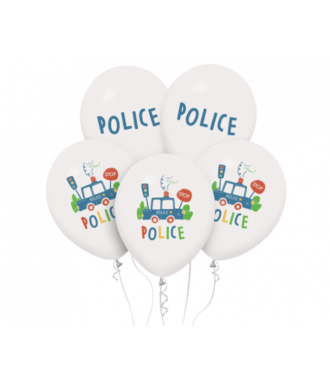 GoDan Politie ballonnen | 5 stuks