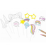 OUTLET Unicorn kleurplaat fotoprops | 10 stuks