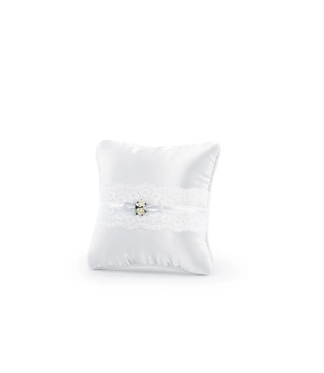 Ringdrager kussen | Wit