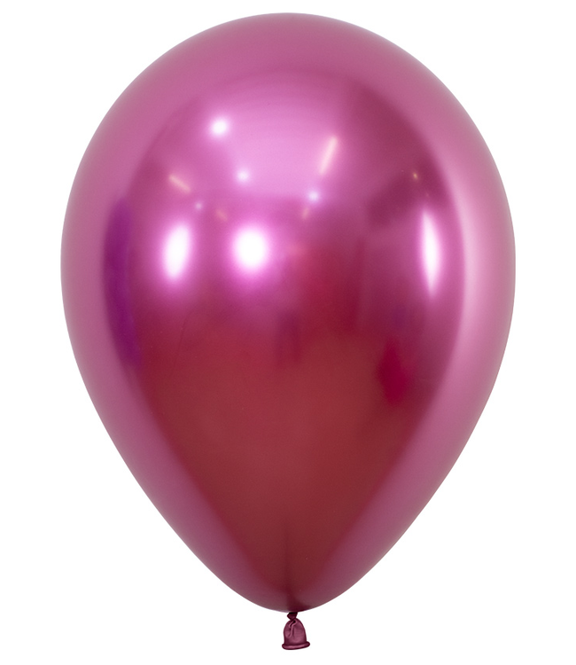 Ballonnen reflex fuchsia | 12" = 30 cm | 50 stuks