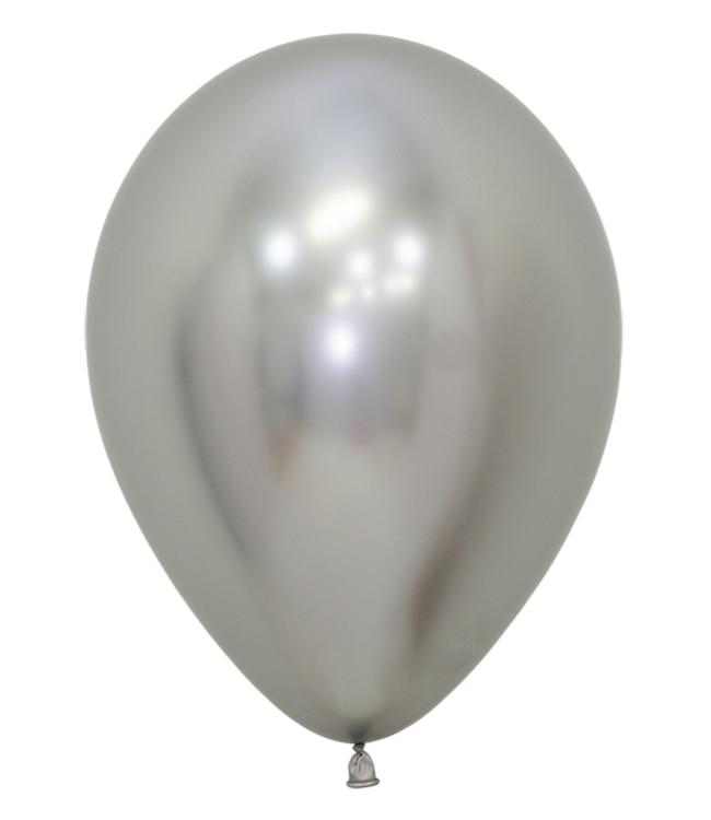 Sempertex Ballonnen reflex zilver | 30cm | 50 stuks