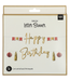 Folat Happy birthday slinger met tassels & honeycombs | Golden Dusk