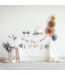 Folat Happy birthday slinger met tassels & honeycombs | Golden Dawn