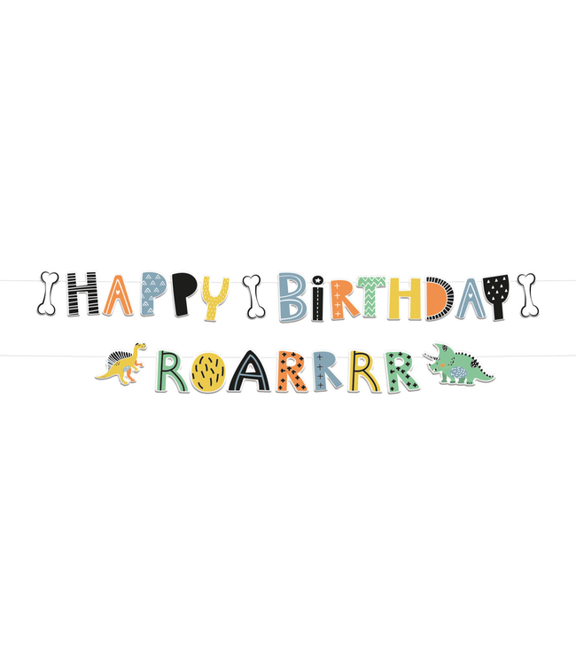 Folat Dino Roars letterslinger | 1,5 meter