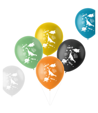 Folat Dinosaurus ballonnen | 6 stuks