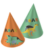 Dino Roars feesthoedjes | 6 stuks