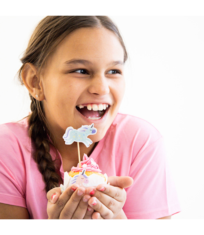 Unicorn & Rainbows cupcakeset | 12-delig