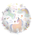 Unicorn & Rainbows folieballon Happy Birthday | 45 cm