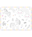 Unicorn & Rainbows XL kleurplaten | 6 stuks