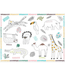 Zoo party XL kleurplaten | 6 stuks