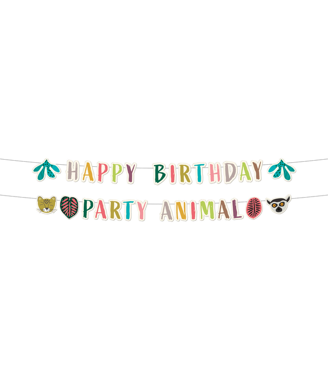 Folat Zoo party letterslinger | Party animal