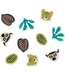 OUTLET Zoo party XL confetti | 45 stuks