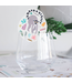 OUTLET Zoo party glasdeco | 6 stuks