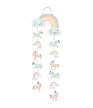 Folat Unicorn & Rainbows hangdeco | 30 x 85 cm