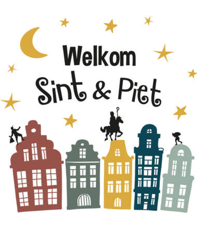 Folat Sint & Piet raamstickers