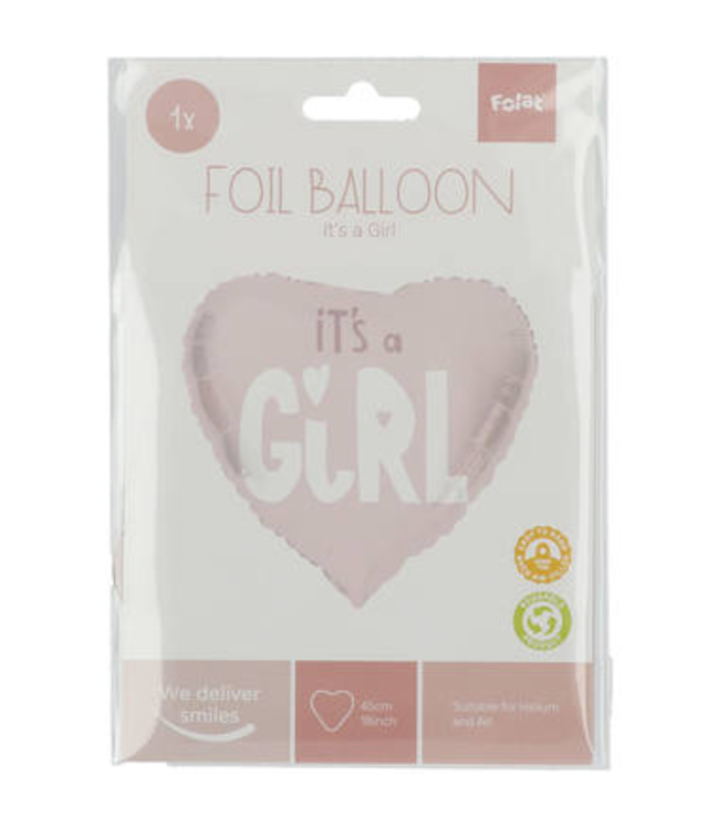 Folieballon It's a girl | 40 cm