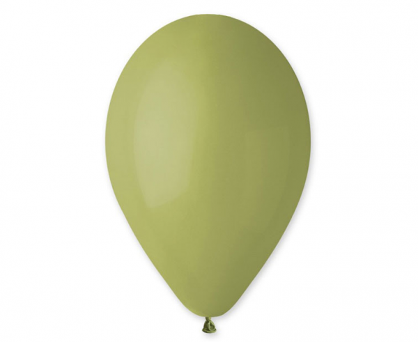 Ballonnen olijfgroen 26cm | zak 100 stuks