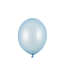 PartyDeco Ballonnen Metallic Baby Blauw - zak 100 stuks