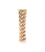 GoDan Papieren rietjes wit/rosegoud | 24 stuks