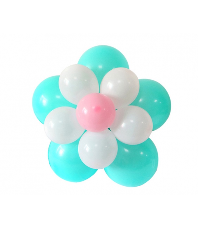Ballonbloemen DIY clips - 10 stuks