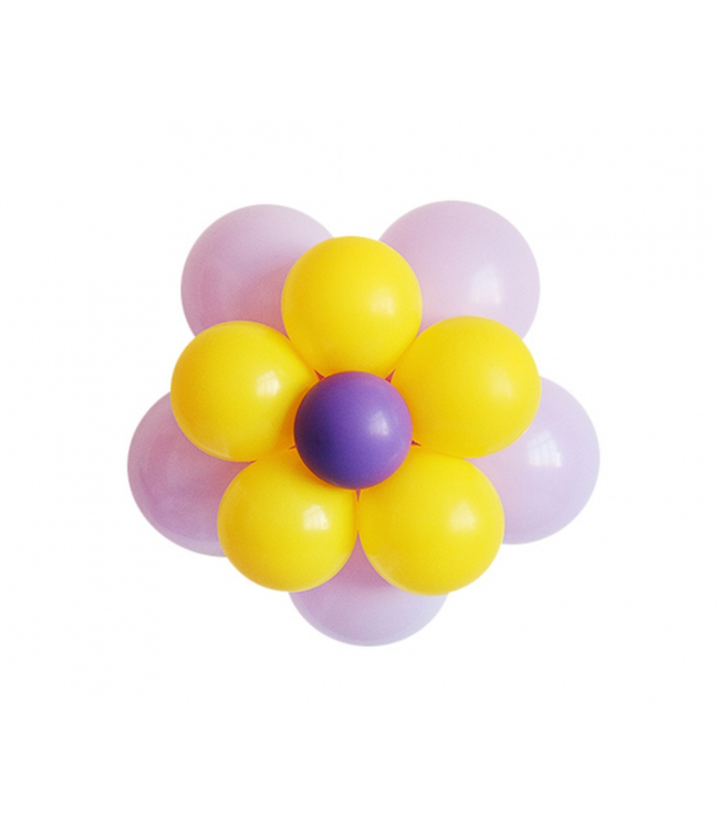 Ballonbloemen DIY clips - 10 stuks