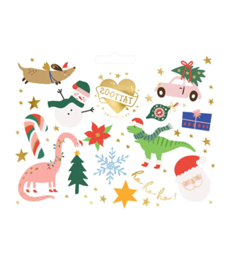 PartyDeco OUTLET Tattoo`s ho  ho ho | 13 stuks