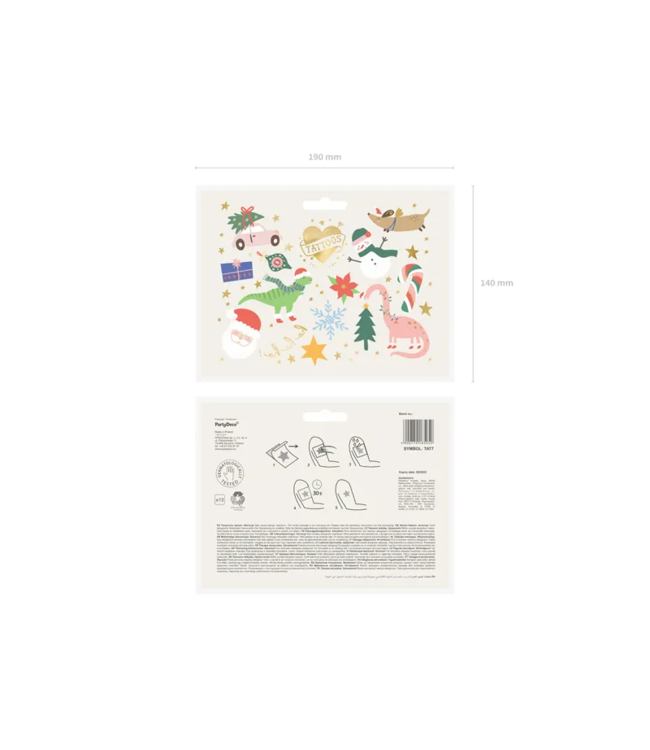 OUTLET Tattoo`s ho  ho ho | 13 stuks