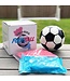 Gender Reveal voetbal - incl. roze en/of blauw poeder