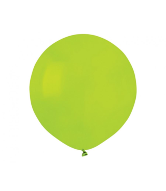 GeMar Reuzeballon limegroen 48cm - 1 stuk