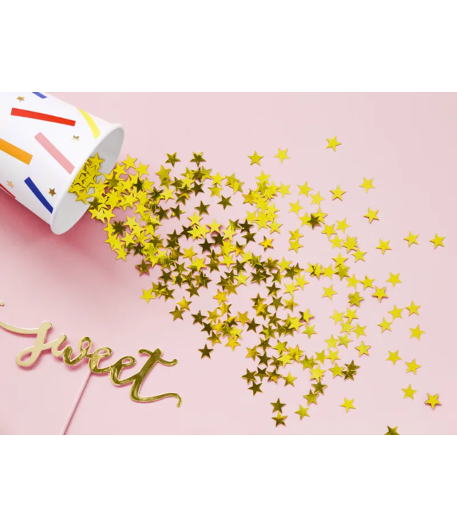 Gouden sterren confetti | 30 gram