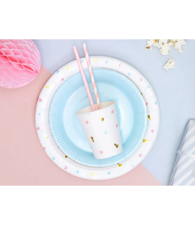 Gender Reveal bekers | 6 stuks