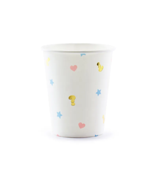 PartyDeco Gender Reveal bekers | 6 stuks