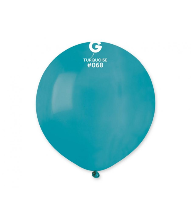 GeMar Reuzeballon turquoise 48cm | 1 stuks