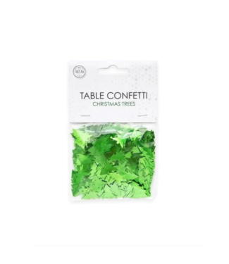 Fiesta OUTLET Tafelconfetti groene kerstbomen | 14 gram