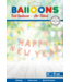 Fiesta Folieballonnen 'Happy New Year' rosegoud | 41 cm