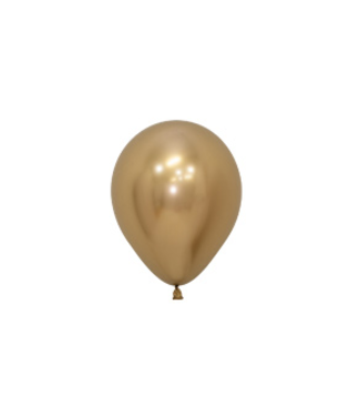 Sempertex Ballonnen Reflex goud MINI | 12cm = 5" | zak 50 stuks