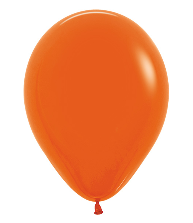 Ballonnen oranje | 30cm = 12"| zak 50 stuks