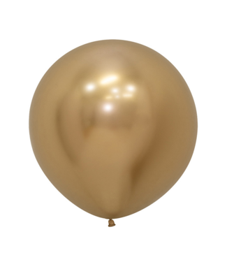 Sempertex Reuzeballon Reflex goud | 60 cm = 24" | zakje 3 stuks