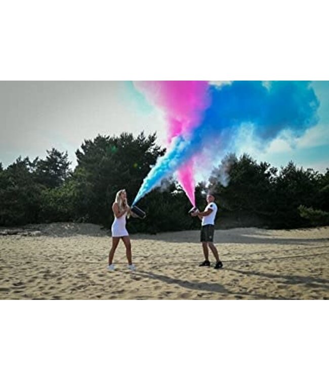 Gender Reveal brandblusser XXL - Blauw