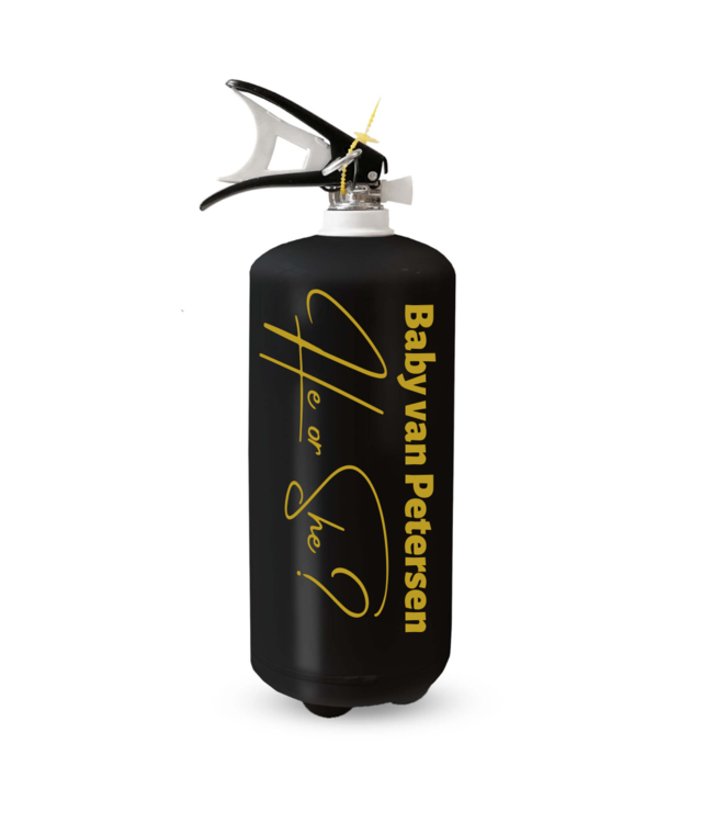 Gender Reveal brandblusser XXL | Blauw | 4 kilo