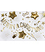 PartyDeco Merry Christmas banner goud - 10.5 cm x 1.50 m