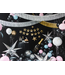 Folieballon - champagnefles happy new year - zwart met goud - 39,5 x 98 cm
