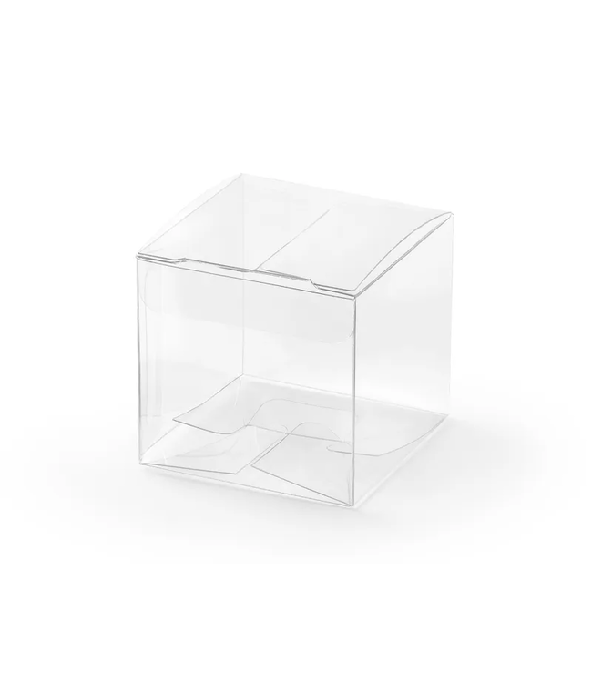 OUTLET Transparant doosje - 5x5x5 cm