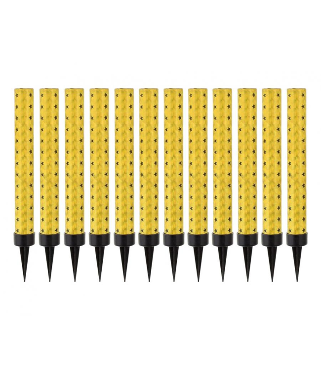 GoDan Ijsfonteinen goud - 12 cm - 12 stuks