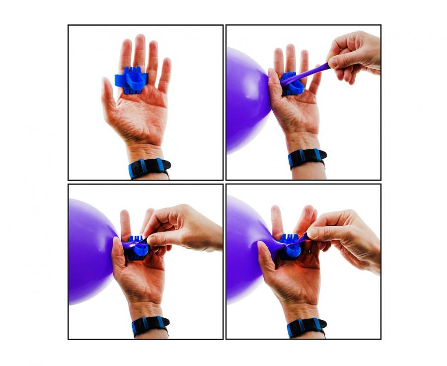 Ballonnen knoper tool